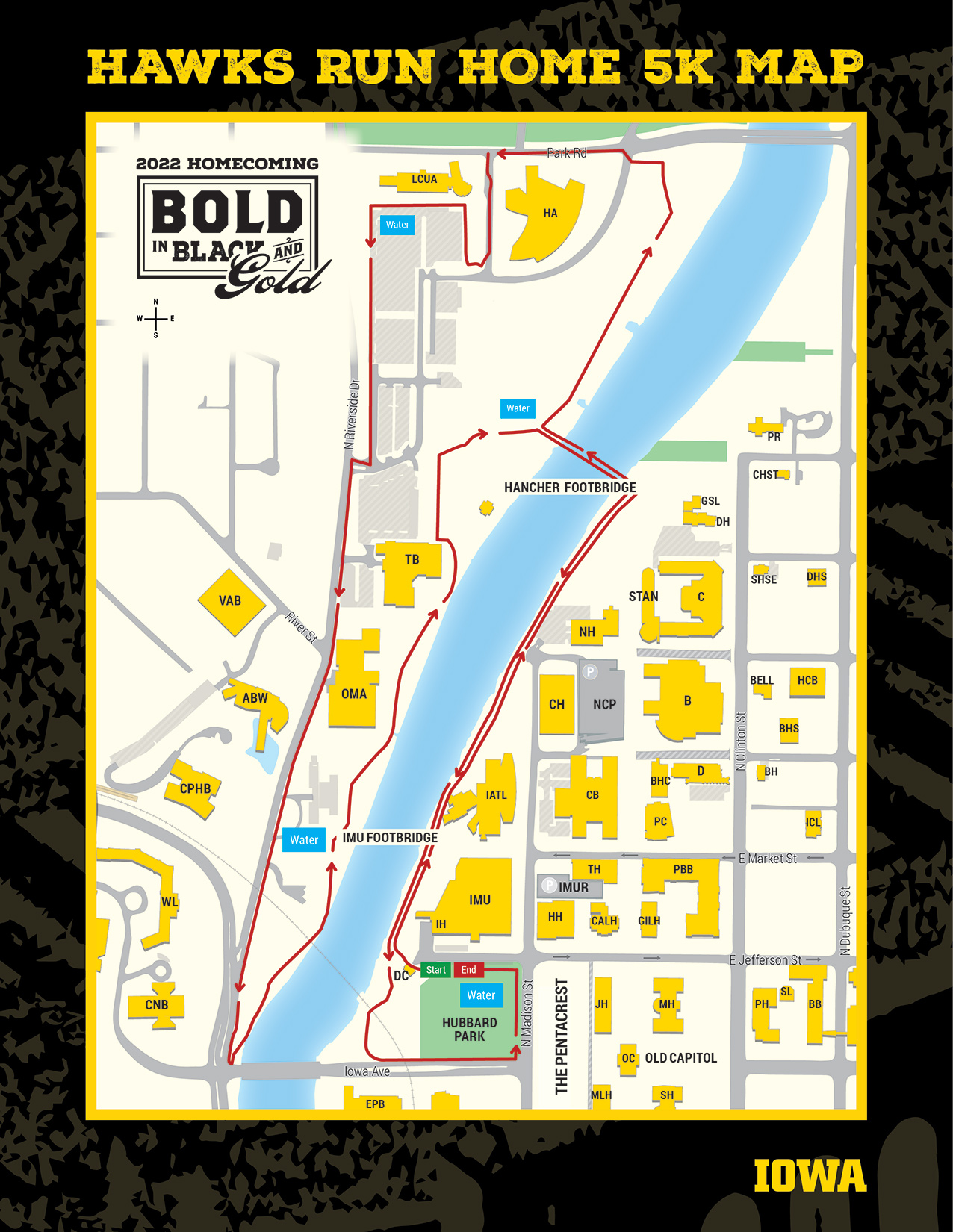 Homecoming 5k map
