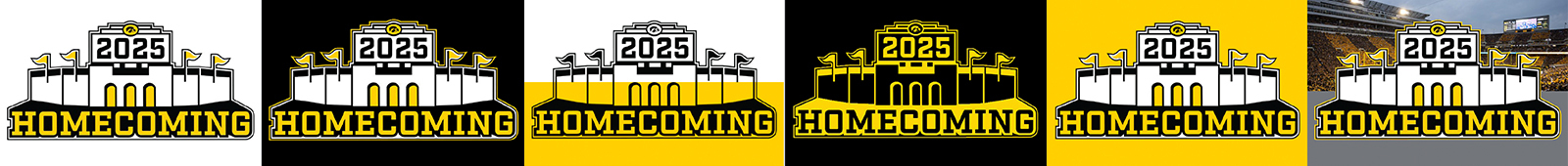 2025 Homecoming logo variations