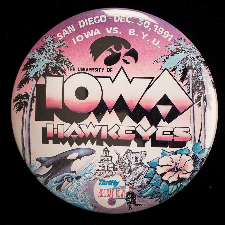 1991 Holiday Bowl Button