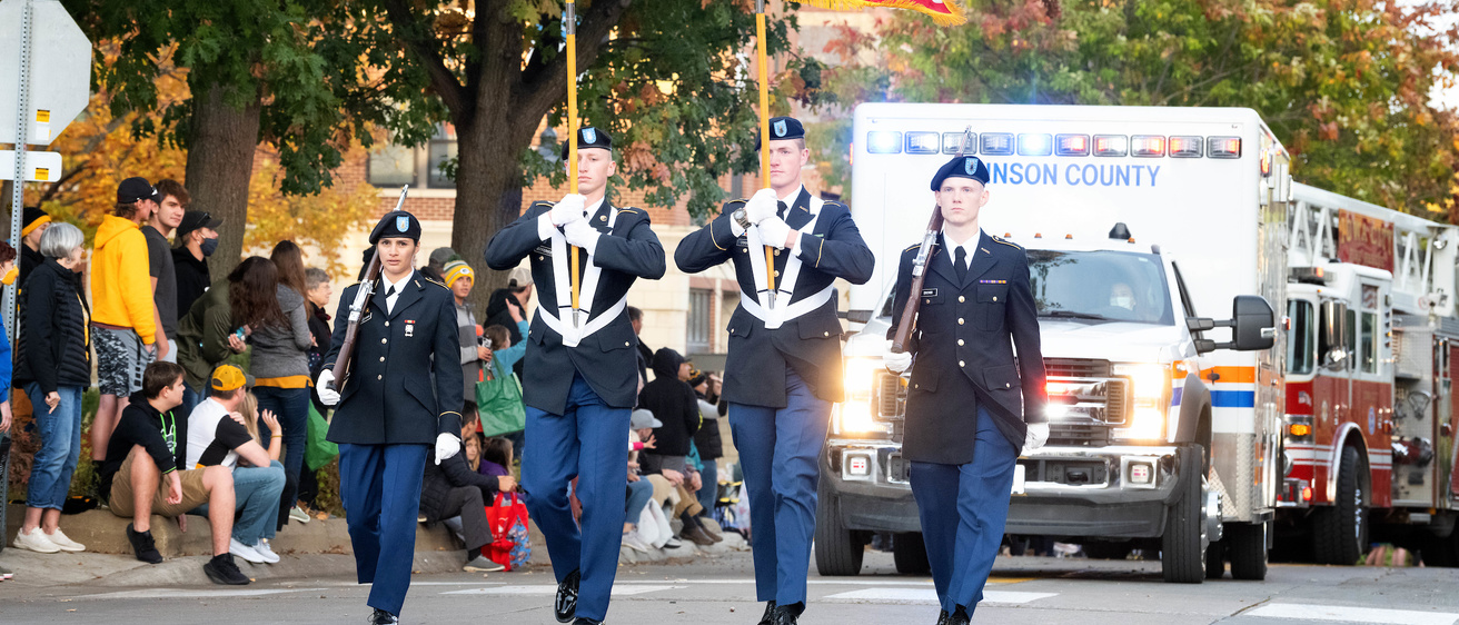 military parade participants