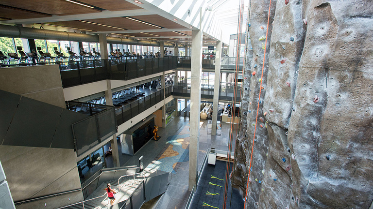 interior of the iowa recreational center